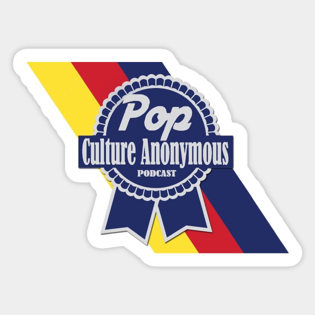 Pop-Culture Anonymous Logo Sticker by Art Comedy Pop-Culture Network!